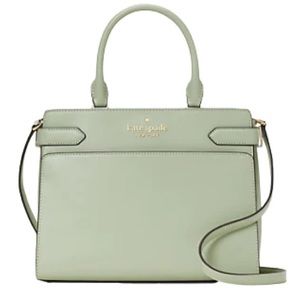 Kate Spade Staci Medium Satchel in Sage Green
